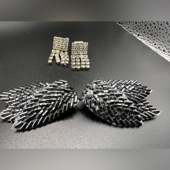 Vintage Rhinestone Shoe Clips Accessory (4 pairs) - Picture 2 of 9